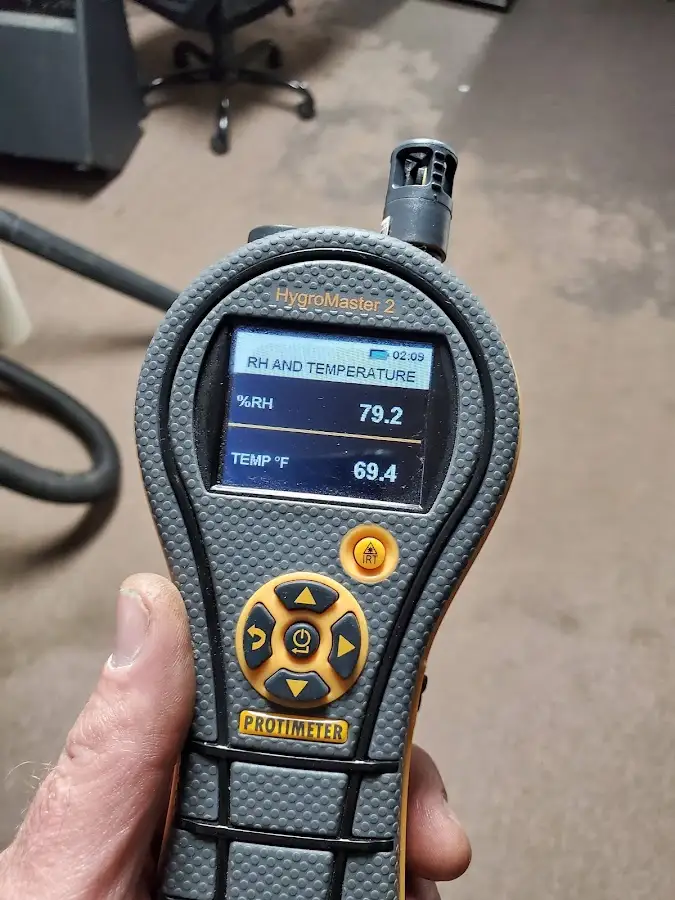 Moisture meter humidity assessment for Fire & Smoke Damage Restoration in Topanga